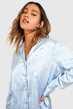 Boohoo Star Foil Print Pyjama Trouser Set