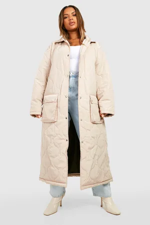 Boohoo Plus Onion Quilt Jacket