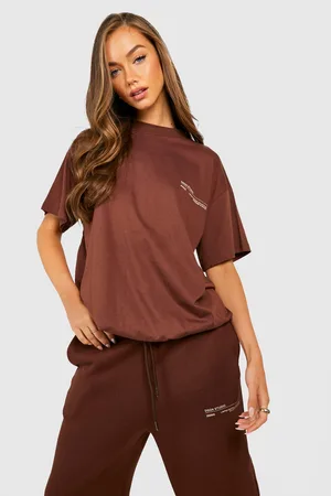 Boohoo Premium Text Print Oversized T-shirt