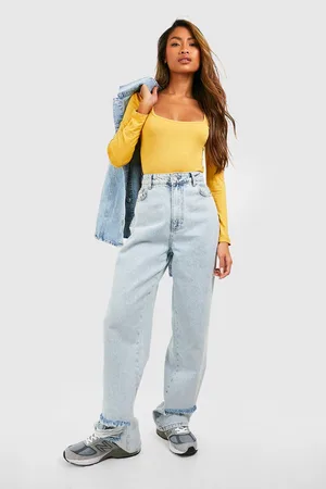 Boohoo Square Neck Jersey Bodysuit
