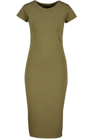 Boohoo Basic Cap Sleeve Bodycon Midi Dress