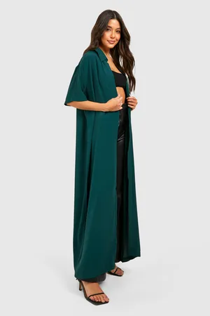 Boohoo Short Sleeve Maxi Kimono