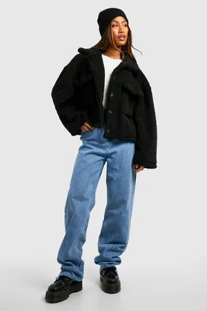 Boohoo Teddy Faux Fur Trucker