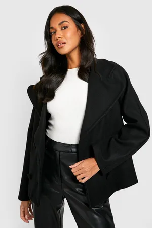 Boohoo Double Breasted Wool Jacket