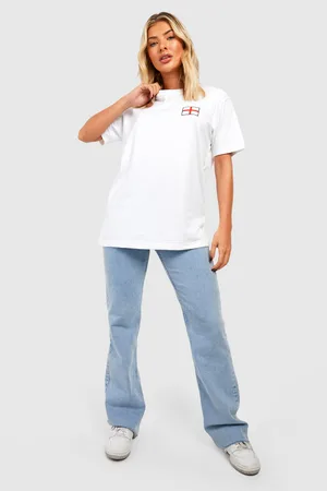 Boohoo England Flag Pocket Print Oversized T-shirt