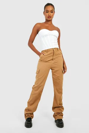 Boohoo Tall Wide Leg Relaxed Cargo Trouser