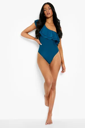 Boohoo Tall Frill Swimsuit