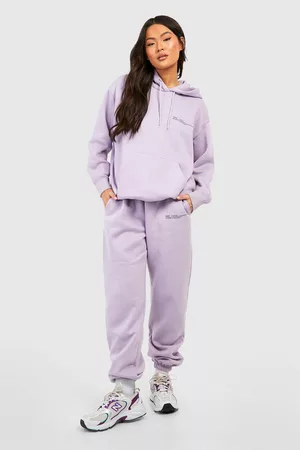 Boohoo Text Print Hooded Tracksuit