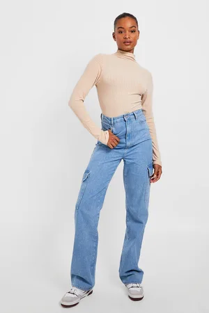 Boohoo Tall Soft Rib Funnel Neck Longsleeve Bodysuit