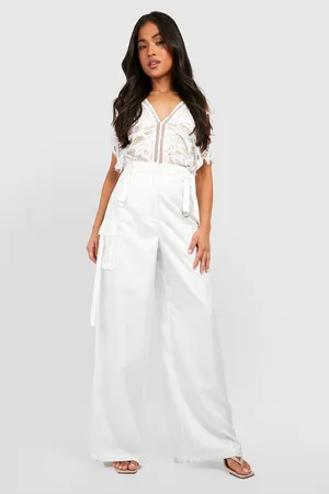 Boohoo Petite Occasion Crochet Lace Detail Bodysuit