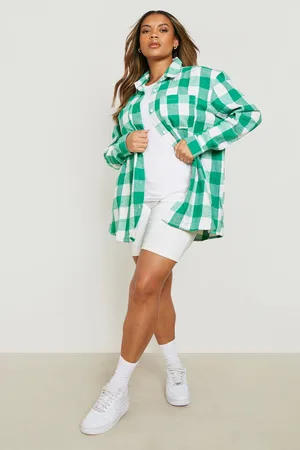 Boohoo Plus Brushed Check Shirt