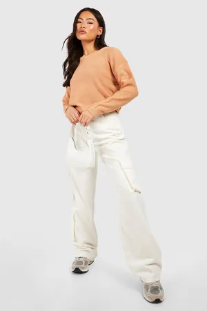 Boohoo Basic Crew Neck Boxy Jumper