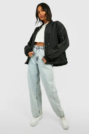 Boohoo Synch Waist Bomber Jacket