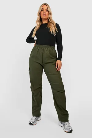 Boohoo Plus Woven Cargo Trousers