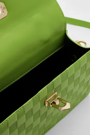 Boohoo Checkerboard Mini Cross Body Bag