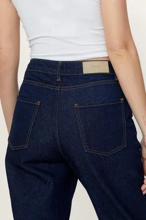 Boohoo Turn Up Cuff Boyfriend Jeans