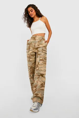 Boohoo Strappy Racer Cotton Blend Crop Top