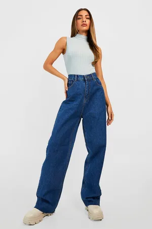 Boohoo Soft Rib Knit High Neck Sleeveless Bodysuit