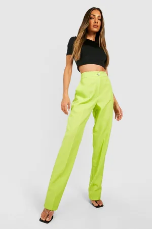 Boohoo Pleat Front Tapered Tailored Trousers