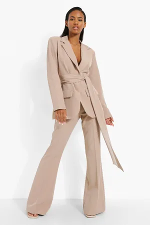 Boohoo Fit & Flare Tailored Trousers