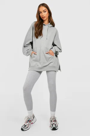 Boohoo Side Split Oversized Hoodie