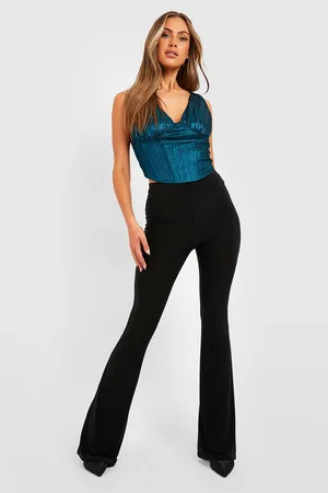 Boohoo Textured Foil Corset Top