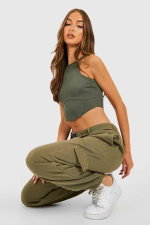 Boohoo Belted Cargo Jogger