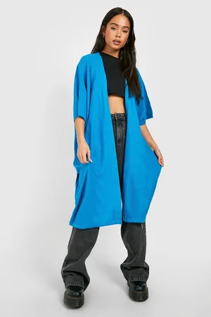 Boohoo Petite Oversized Waterfall Cardigan
