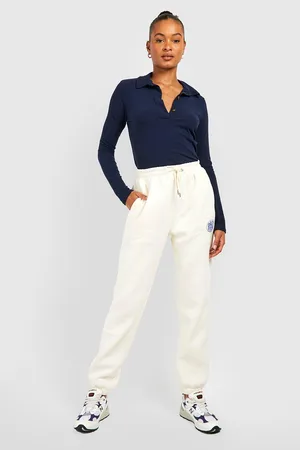 Boohoo Tall Soft Rib Half Button Up Collar Jumper