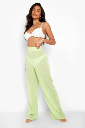 Boohoo Chiffon Beach Trouser