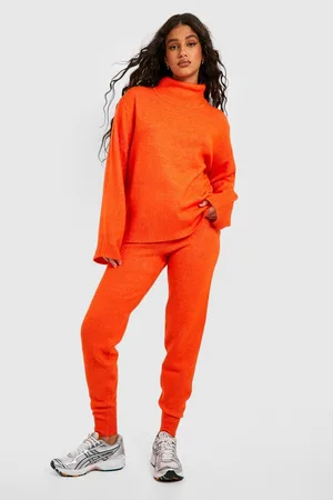 Boohoo Turtle Neck Knitted Tracksuit