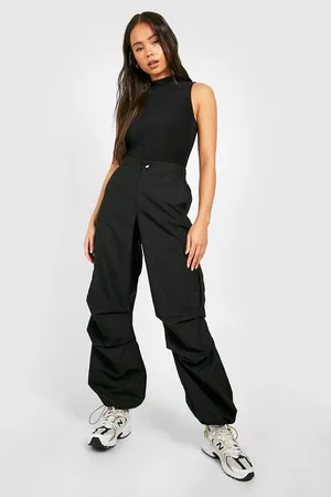 Boohoo Petite Double Layer Slinky High Neck Bodysuit