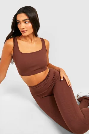 Boohoo Contour Rib Sleeveless Crop Top
