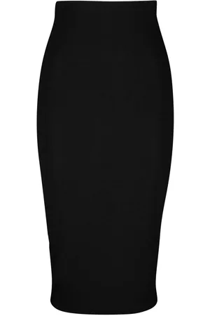 Boohoo Basic Jersey Midi Skirt