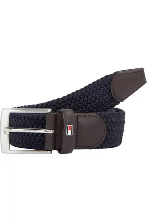 Tommy Hilfiger New Adan Belt 3.5Cm Accessories Belts Braided Belt Navy