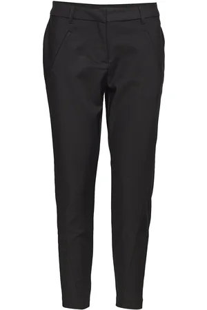 VERO MODA Vmvictoria Nw Antifit Ankle Pant Noos Bottoms Trousers Slim Fit Trousers Black