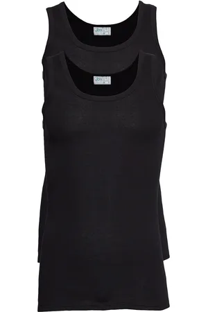 JBS Singlet 2-Pack Organic Tops T-shirts Sleeveless Black