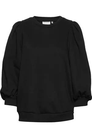 Gestuz Nankitagz Sweatshirt Tops T-shirts & Tops Long-sleeved Black