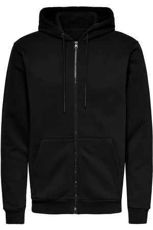 Only & Sons Onsceres Zip Thr. Hoodie Sweat Noos Tops Sweat-shirts & Hoodies Hoodies Black