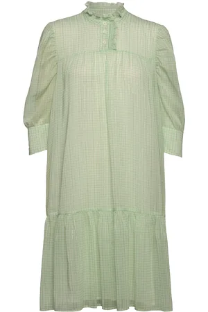 Herskind Liva Dress Knelang Kjole Green