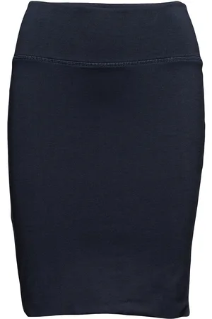 Kaffe Penny Skirt Kort Skjørt Blue