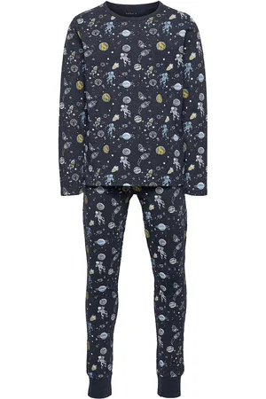 NAME IT Nkmnightset Dark Sapphire Space Noos Pyjamas Sett Blue