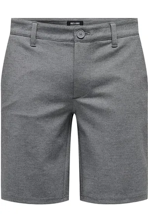 Only & Sons Onsmark Shorts 0209 Noos Bottoms Shorts Chinos Shorts Grey