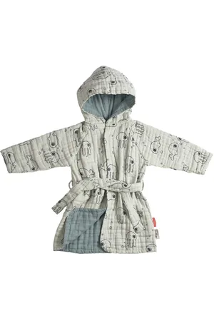 Done by Deer Bathrobe Sea Friends Blue 1-2Y Morgenkåpe Badekåpe Blue D By Deer