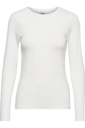 B YOUNG Bypamila Ls Tshirt Tops T-shirts & Tops Long-sleeved White