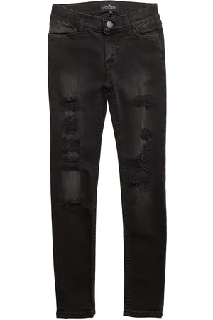 Designers Remix Jr New Moon Destroyed Bottoms Jeans Regular Jeans Black