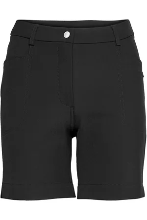 Abacus Lds Grace High Waist Shorts 45Cm Bottoms Shorts Sport Shorts Black