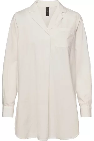 YAS Dame Tunikaer - Calia Ls Long Tunika S. - Ca Tunika Beige
