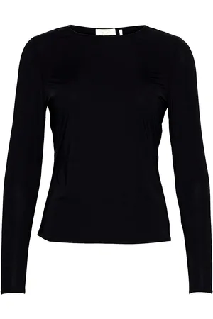 Notes Du Nord Melanie Blouse Tops T-shirts & Tops Long-sleeved Black