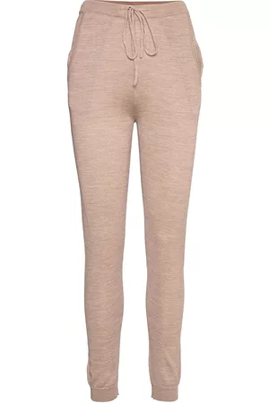 Rosemunde Merino Trousers Joggebukser Pysjbukser Beige